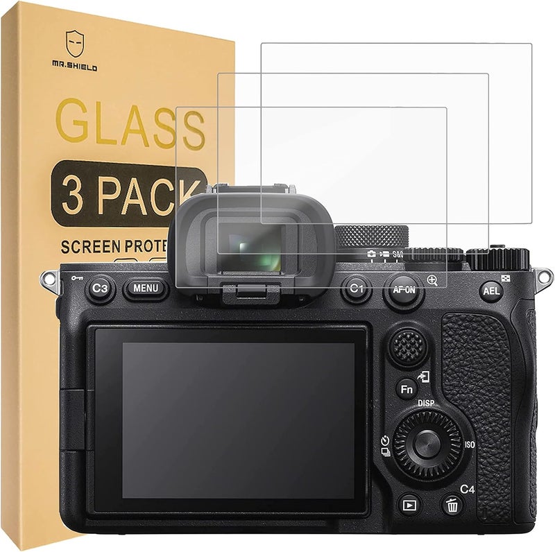 Mr Shield [3-Pack] Screen Protector For Sony A7 IV Alpha 7 IV A7IV A7M4 Camera [Tempered Glass] [Japan Glass with 9H Hardness] Screen Protector - Image 1